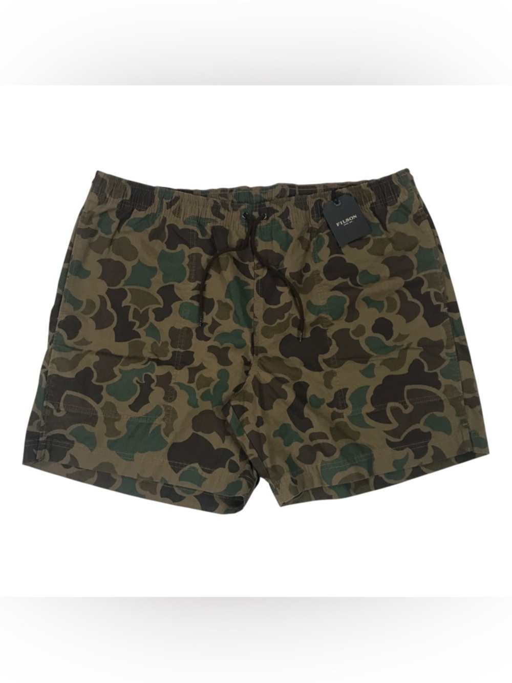 FILSON DRY FALLS SHORTS 2XL XXL CAMO SURPLUS SHRUB CANVAS HUNTING OUTDOOR BNWT!
